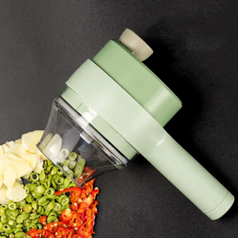 Electric Vegetable Slicer Set .