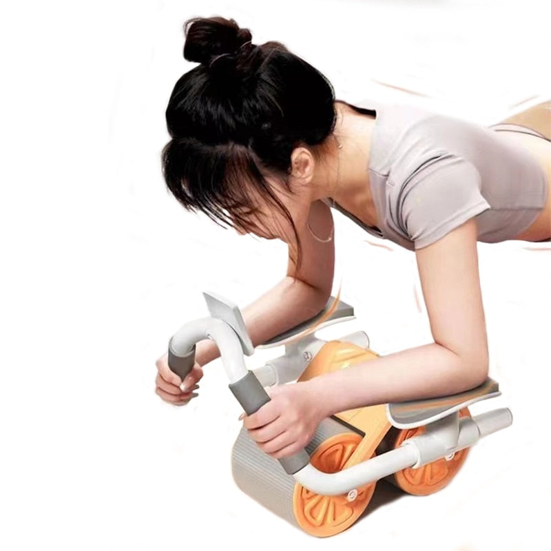Flat Belly Roll wheel for easy muscle training .