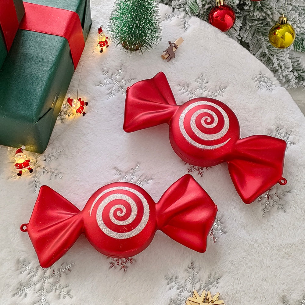 Oversized Candy Cane Christmas Tree 20/40 cm Pendant Christmas Decoration .