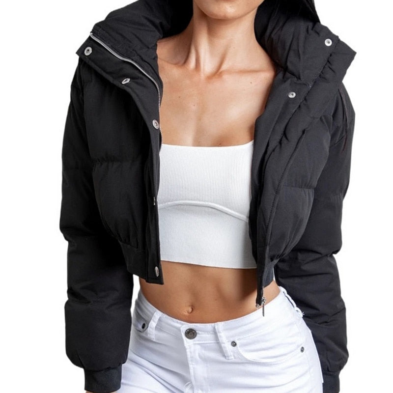 2023 crop puffy jacket