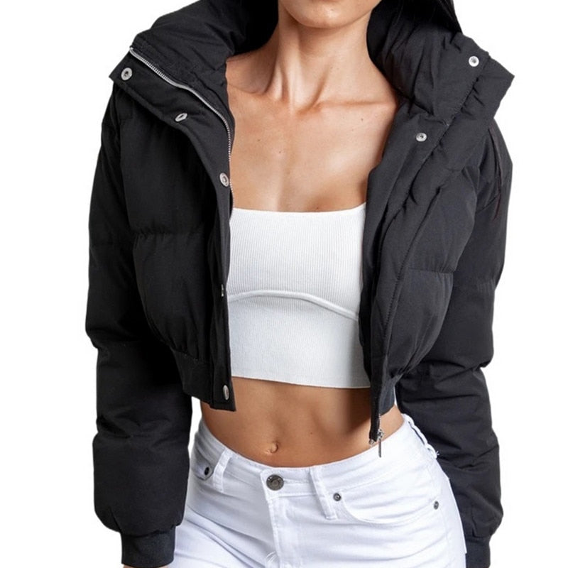 2023 crop puffy jacket