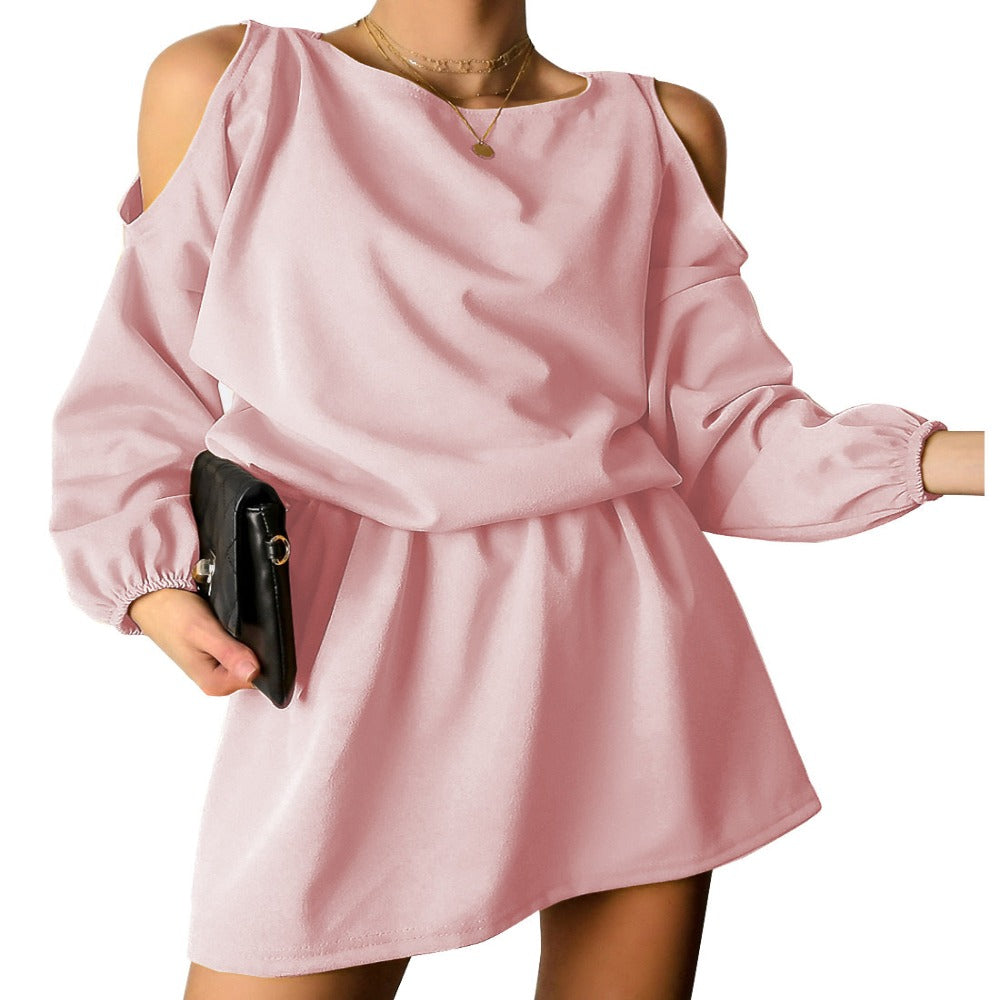 New 2023 Spring And Autumn Pure Color Strapless.