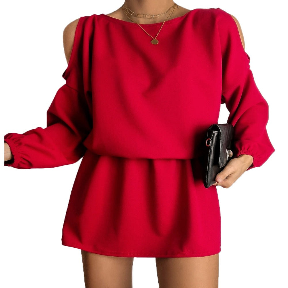 New 2023 Spring And Autumn Pure Color Strapless.