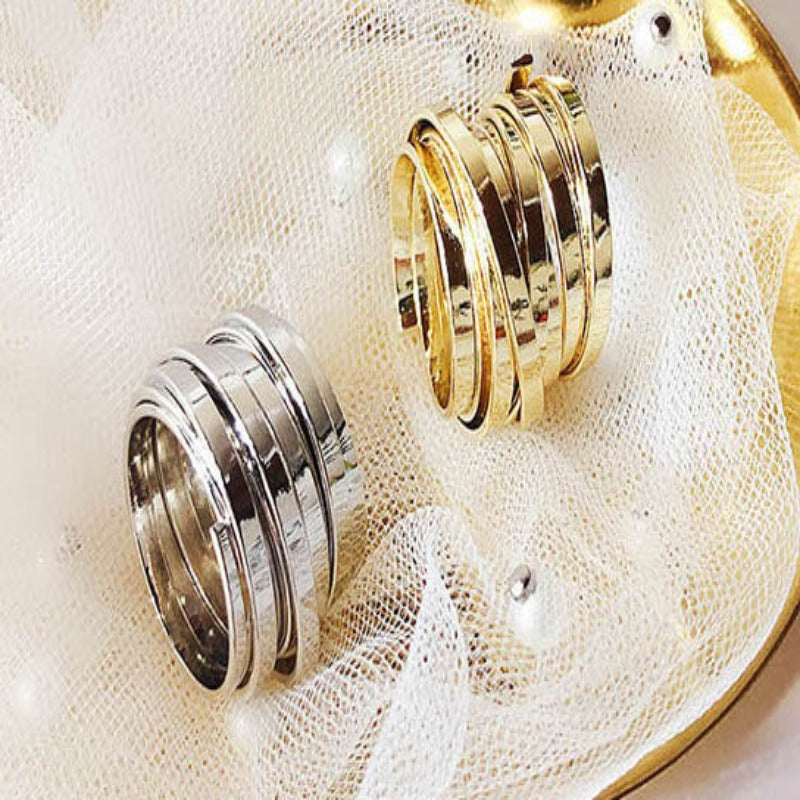Vintage Multi-layer Wide Ring