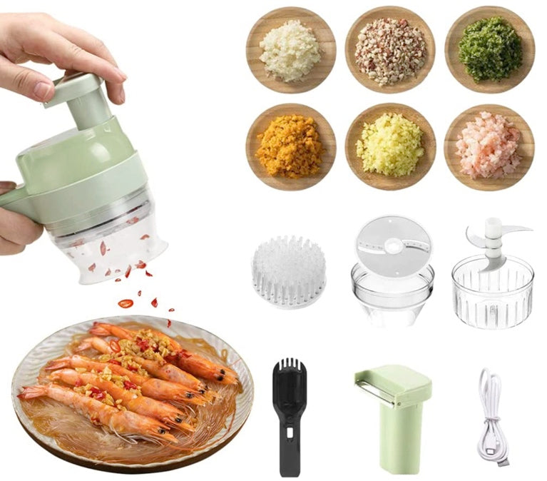 Electric Vegetable Slicer Set .