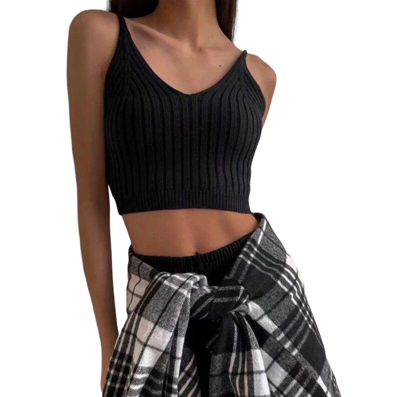 Sexy knit Crop Tops .