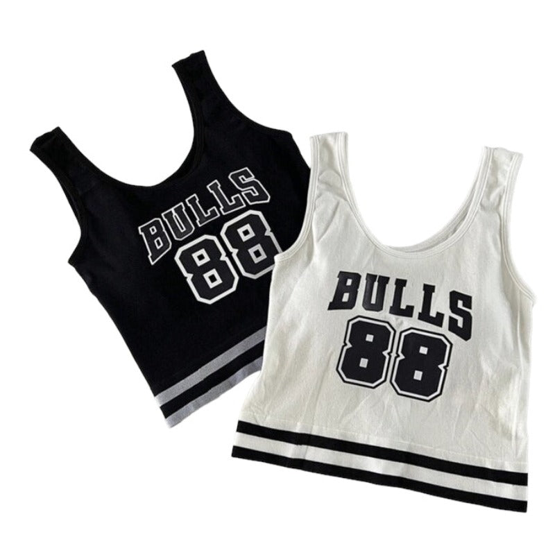 Summer Letters Print Tank Top