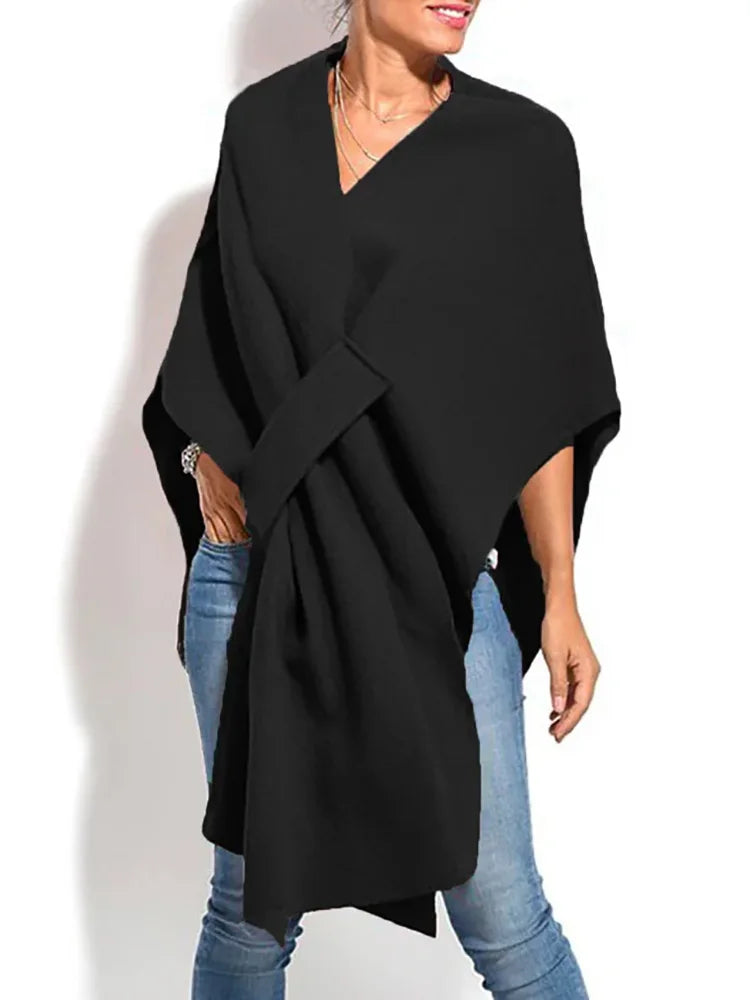 Three Quarter Batwing Sleeve shawl