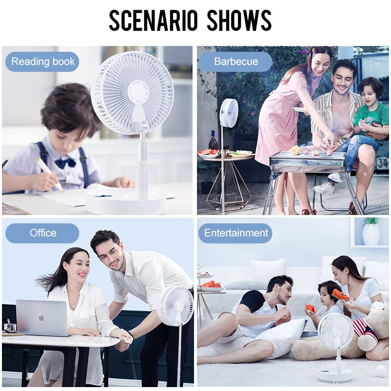 Remote Control Folding Fan