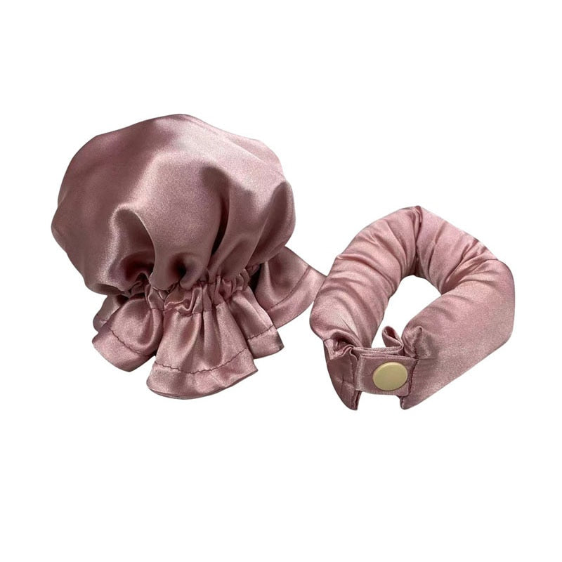 New Heatless Curling silk bun.