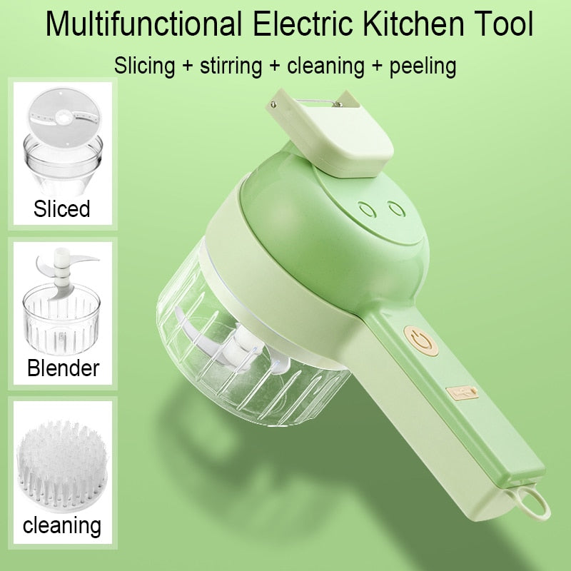 Electric Vegetable Slicer Set .