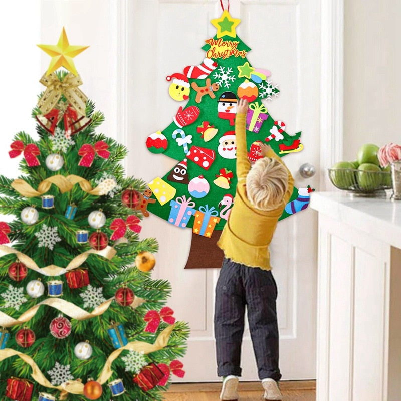 DIY christmas tree for kids 34 pieces 35 in * 25 in