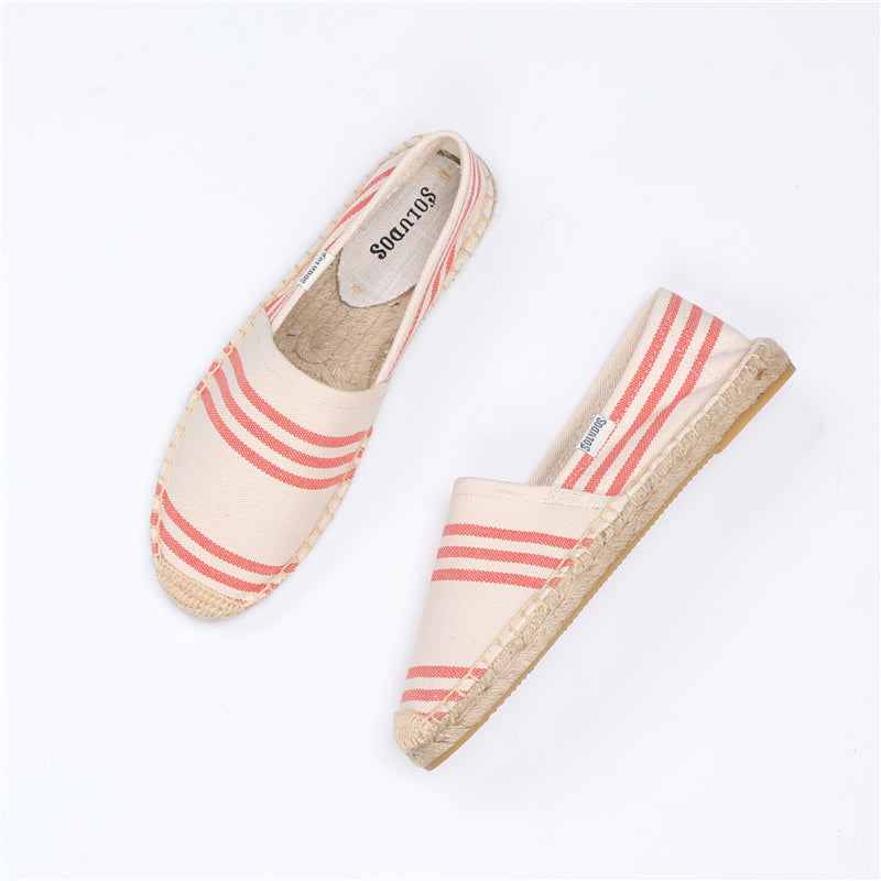 Straw Espadrilles Fisherman Shoes.