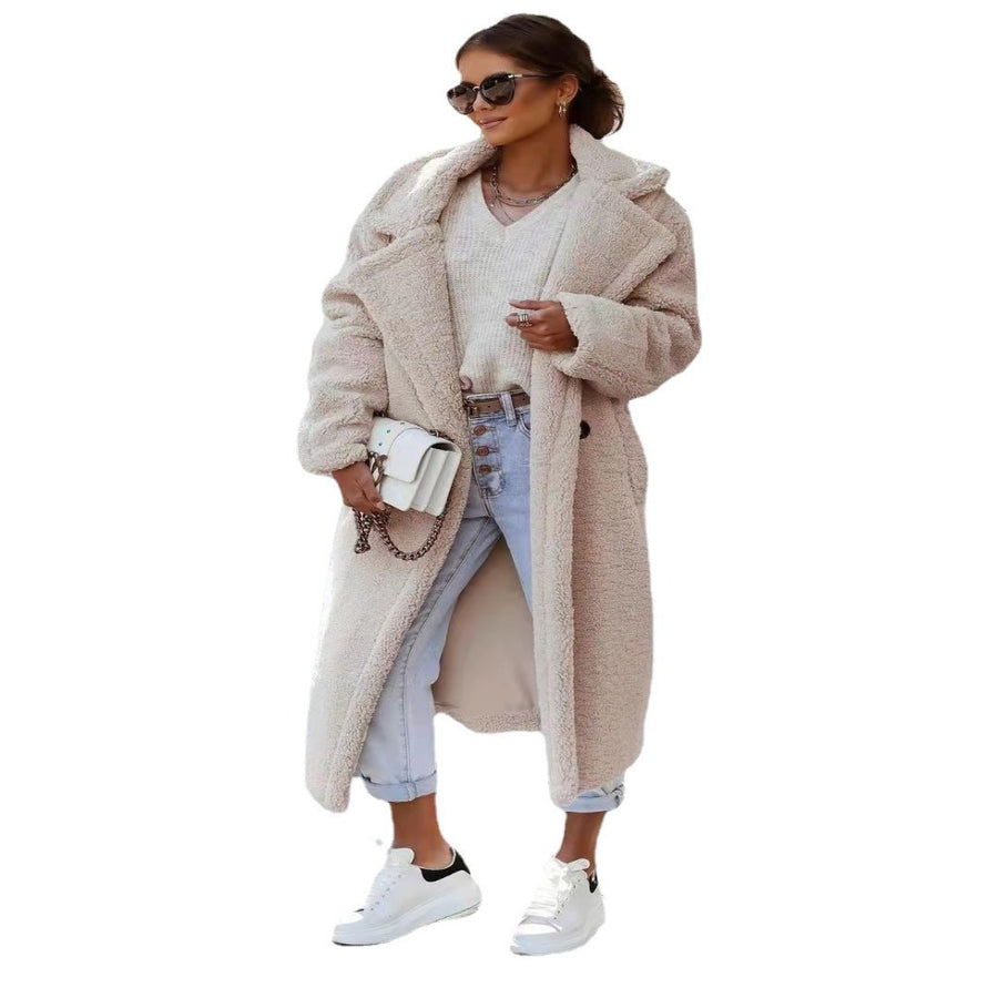 Irregular Women's Long Fur Coat