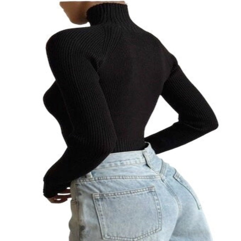 Long Sleeves Sexy Streetwear 2023 Club Party Crop Tops.