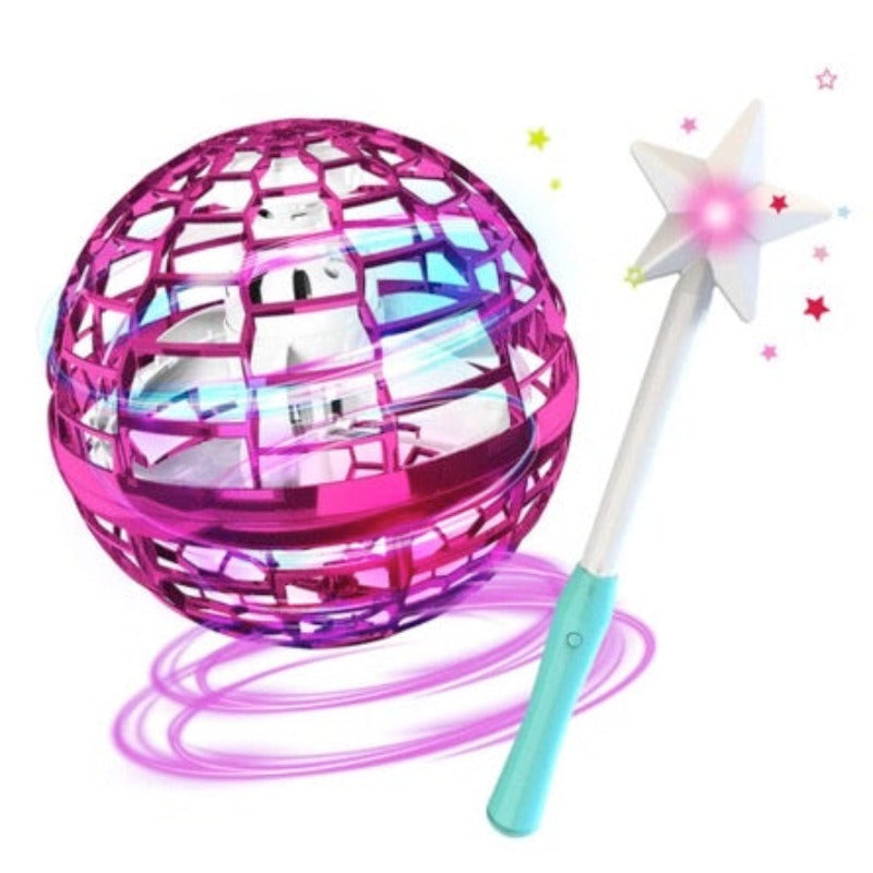 Magical flying ball spinner with LED light christmas gift