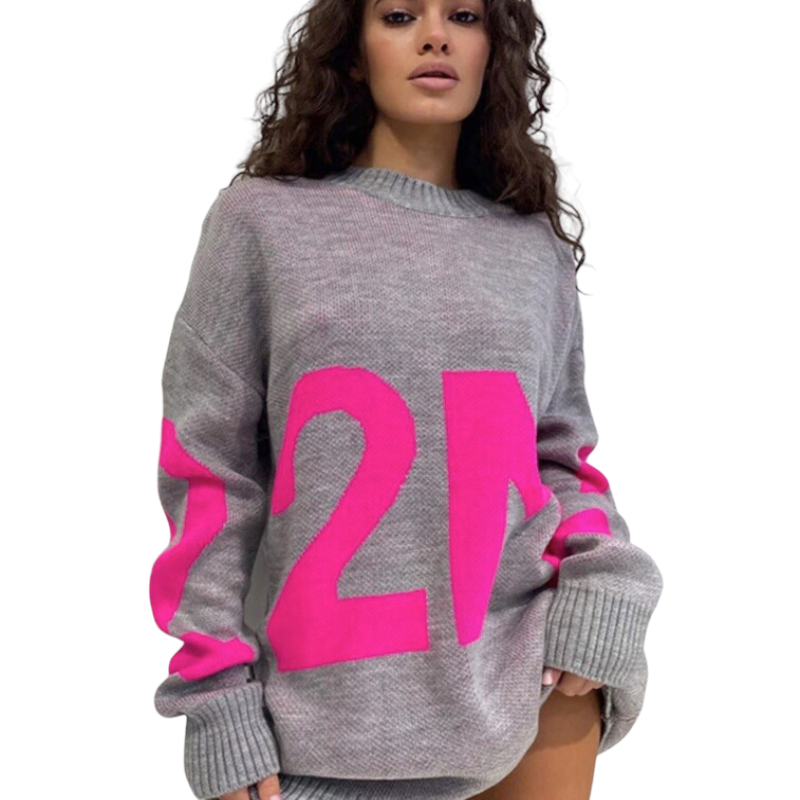 Casual Long Sleeve O-Neck Knitted jumper