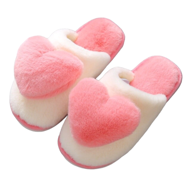 Love Women's Home Thick Warm Slippers.