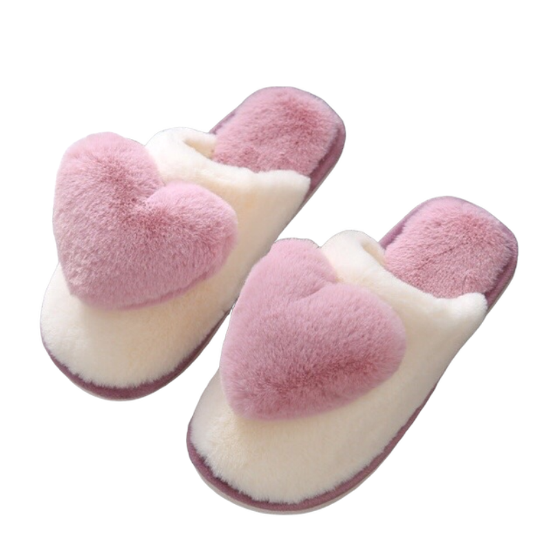 Love Women's Home Thick Warm Slippers.