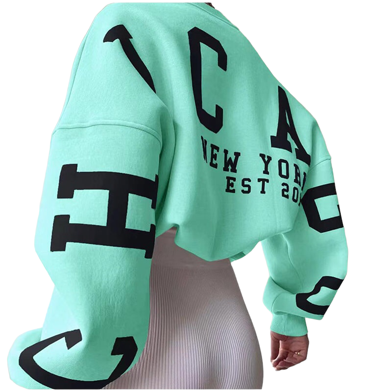 Women's Sweatshirt Fleece Long Sleeve 2023