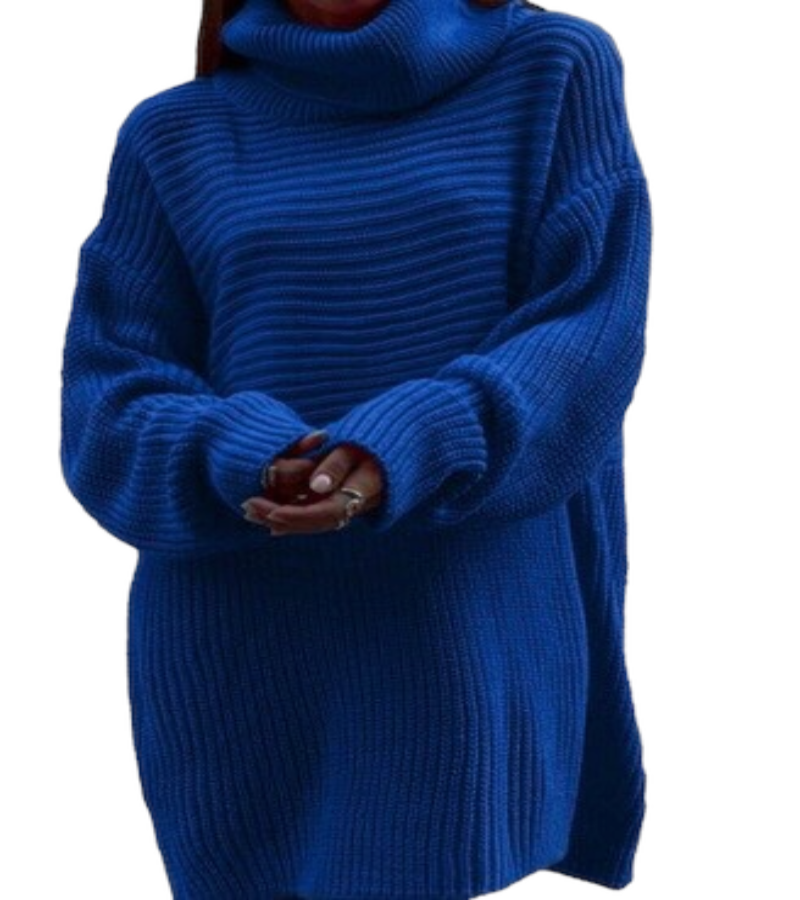 Women Oversize Knitted Sweater dress for Autumn and winter