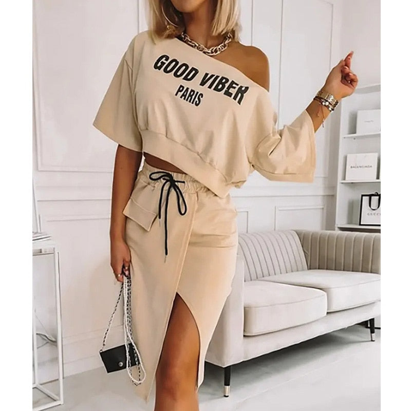 New Fashion Women 2 Piece Set Outfits .